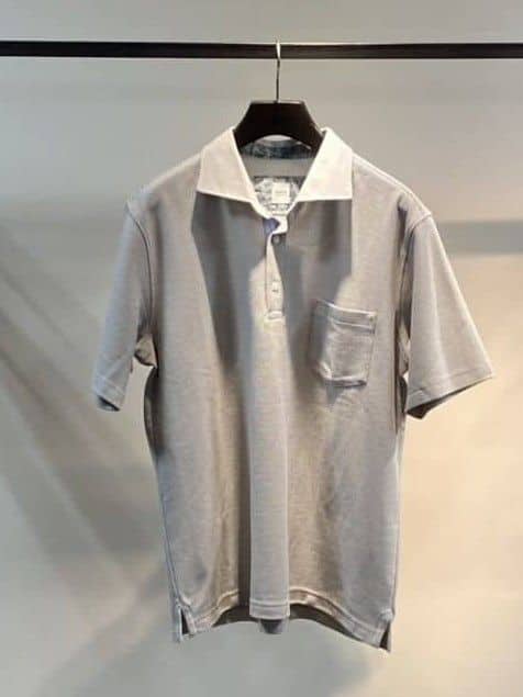 あまえびさんの「TAKEO KIKUCHI｜【抗菌防臭／9色5サイズ展開】ハニカムメランジ ポロシャツ」を使ったコーディネート