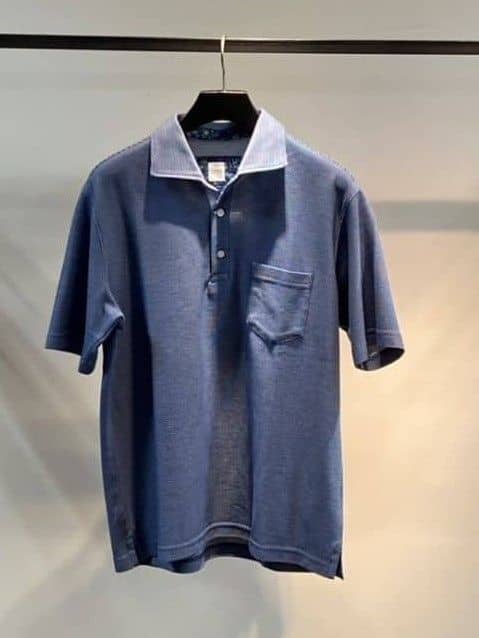 あまえびさんの「TAKEO KIKUCHI｜【抗菌防臭／9色5サイズ展開】ハニカムメランジ ポロシャツ」を使ったコーディネート
