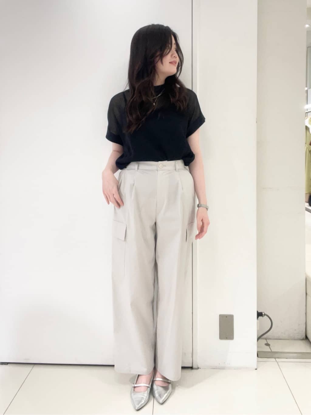 moeさんの「UNTITLED｜コットンキャミソール」を使ったコーディネート