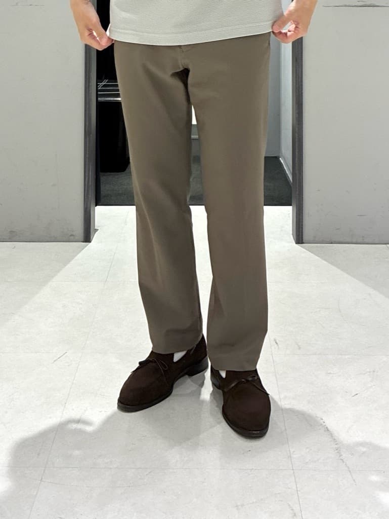 わいずみさんの「TAKEO KIKUCHI｜【抗菌防臭／9色5サイズ展開】ハニカムメランジ ポロシャツ」を使ったコーディネート