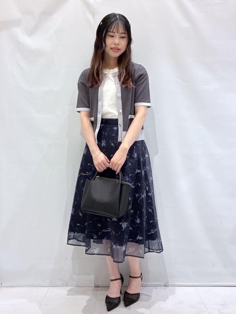 komaさんの「OPAQUE.CLIP｜◆【2WAY】シュリンク合皮ラウンドミニショルダーバッグ」を使ったコーディネート