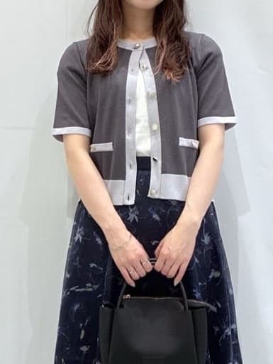 komaさんの「OPAQUE.CLIP｜◆【2WAY】シュリンク合皮ラウンドミニショルダーバッグ」を使ったコーディネート
