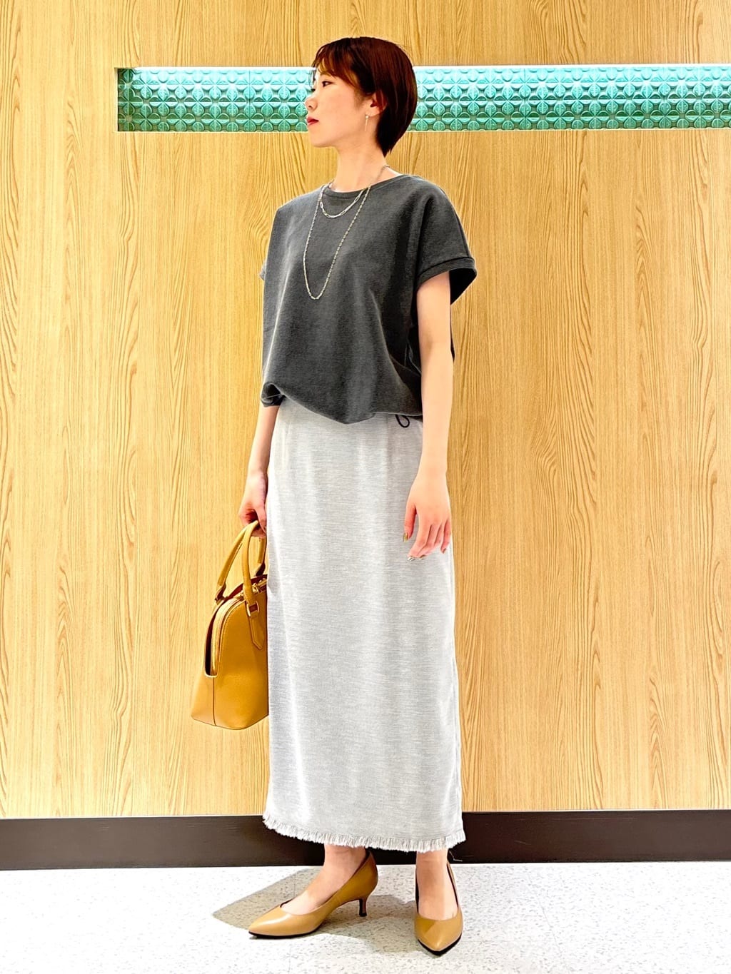 mioさんの「UNTITLED｜【日本製・本革】Comfit Dresser Pumps（コンフィットドレッサーパンプス）」を使ったコーディネート