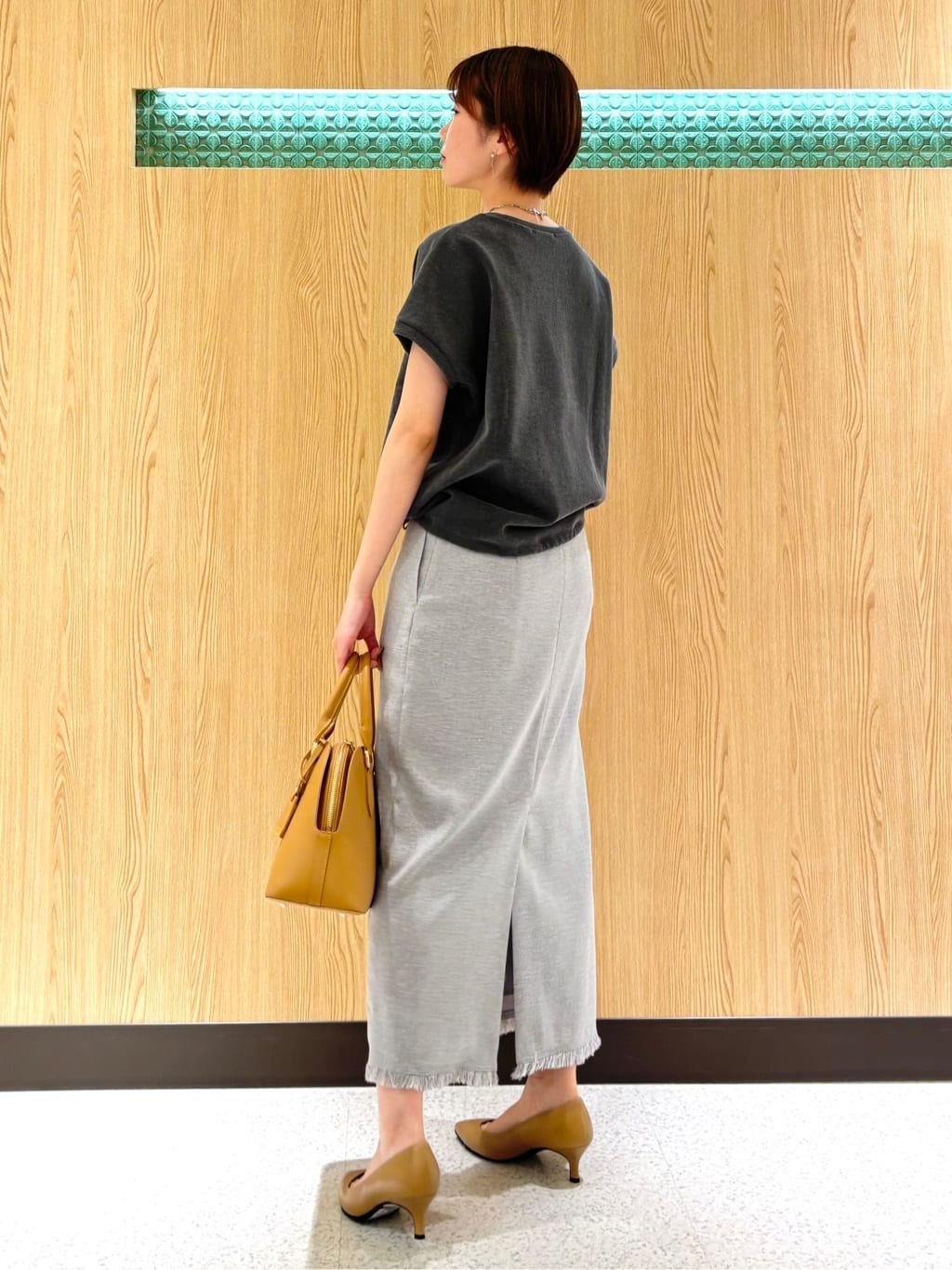 mioさんの「UNTITLED｜【日本製・本革】Comfit Dresser Pumps（コンフィットドレッサーパンプス）」を使ったコーディネート