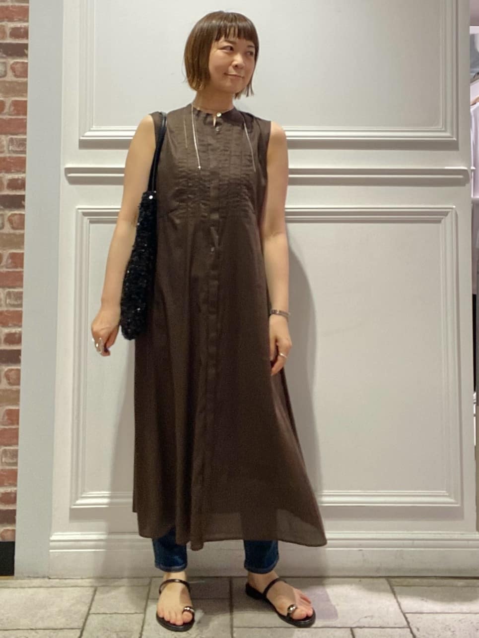 AKKOさんの「UNTITLED｜【Healthy DENIM&times;UNTITLED】別注 R Mrytle（リマートル）テーパードデニム」を使ったコーディネート