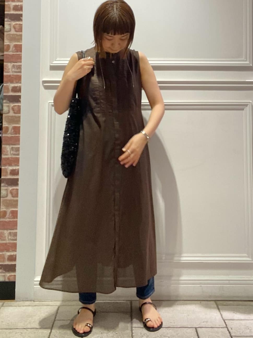 AKKOさんの「UNTITLED｜【Healthy DENIM&times;UNTITLED】別注 R Mrytle（リマートル）テーパードデニム」を使ったコーディネート