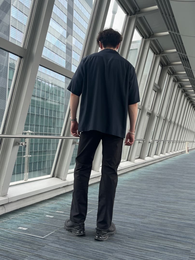 Tsubasaさんの「TAKEO KIKUCHI｜【Made in JAPAN】播州織 ストレッチ パンツ」を使ったコーディネート