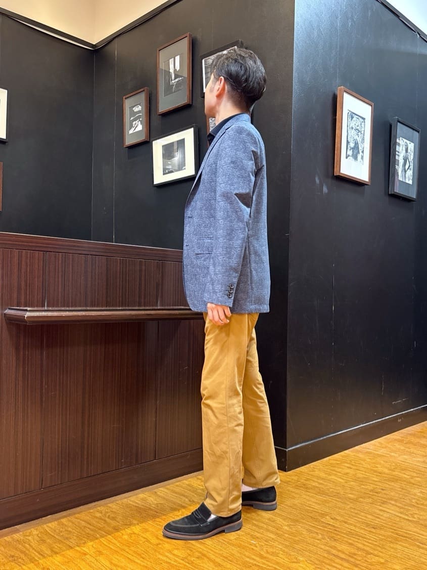 KEIさんの「TAKEO KIKUCHI｜【抗菌防臭】COOL DOTS（R）ドビープリント ジャケット」を使ったコーディネート