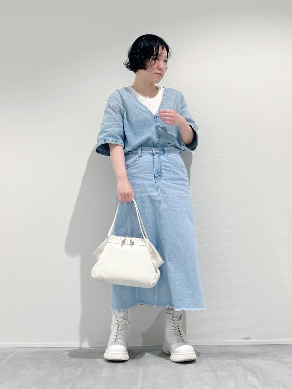 Cさんの「HIROKO HAYASHI｜VELENO（ヴェレーノ）ミニボストンバッグ」を使ったコーディネート