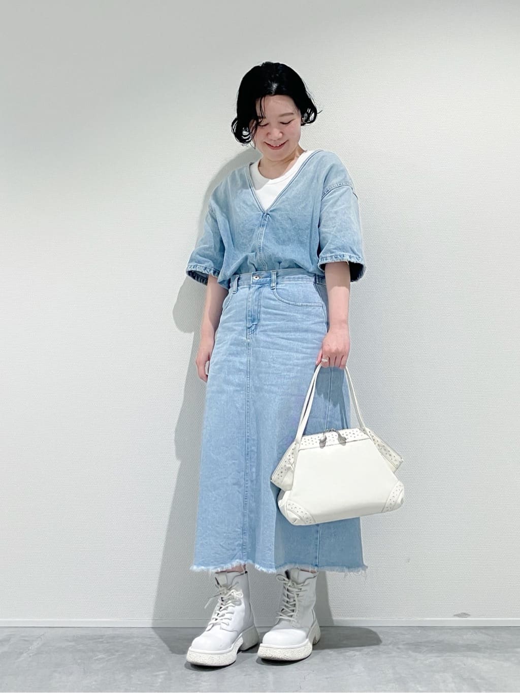 Cさんの「HIROKO HAYASHI｜VELENO（ヴェレーノ）ミニボストンバッグ」を使ったコーディネート