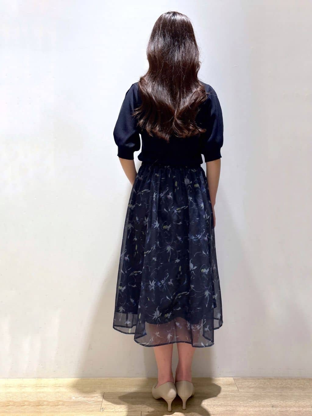 Mimさんの「index｜《6色展開／XS-LLサイズ》ドライタッチ デザインスリーブニット【洗濯機洗い可／接触冷感／抗ピル】」を使ったコーディネート