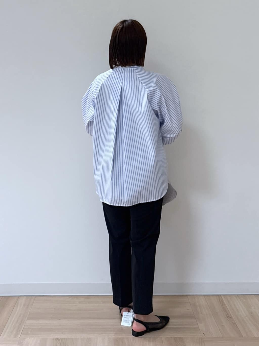 amiさんの「Reflect｜◆【夏SALE／E‐QUALITY／手洗い可】ストライプシャツ」を使ったコーディネート