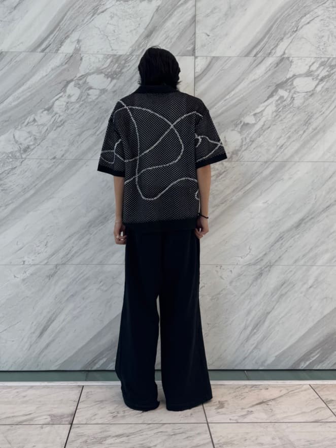 simさんの「tk.TAKEO KIKUCHI｜◆ラインアートニットポロ」を使ったコーディネート