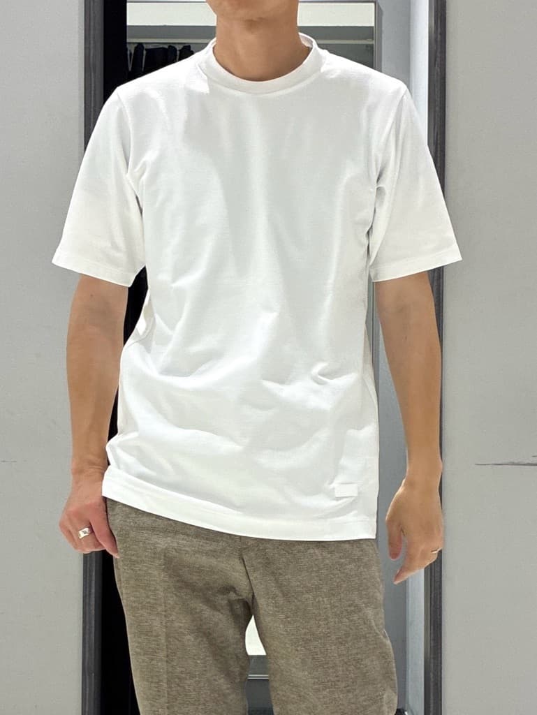 わいずみさんの「TAKEO KIKUCHI｜【抗菌防臭】COOL DOTS（R）ドビープリント パンツ」を使ったコーディネート