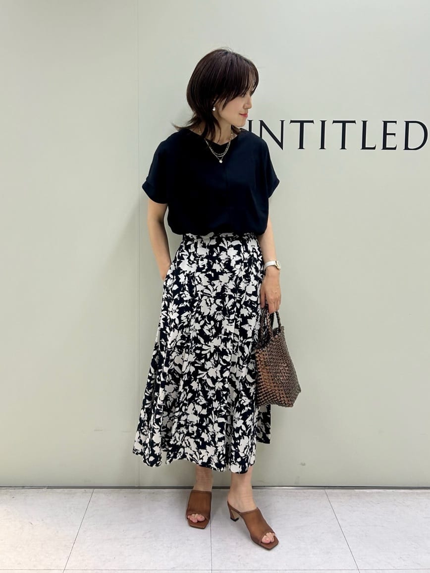 Mikiさんの「UNTITLED｜メタリックメッシュトート」を使ったコーディネート