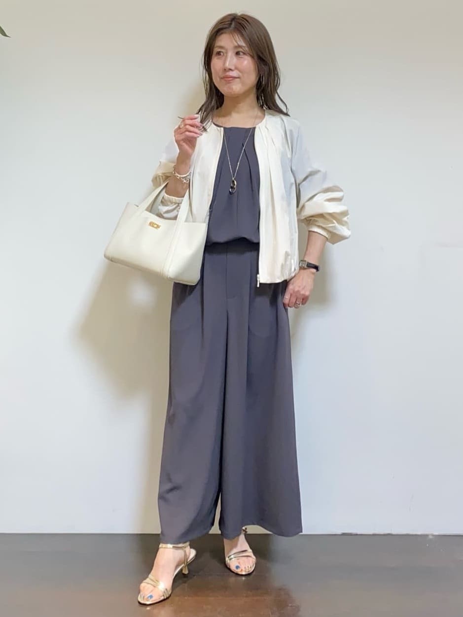 tomoさんの「UNTITLED｜ライトダブルリングネックレス」を使ったコーディネート