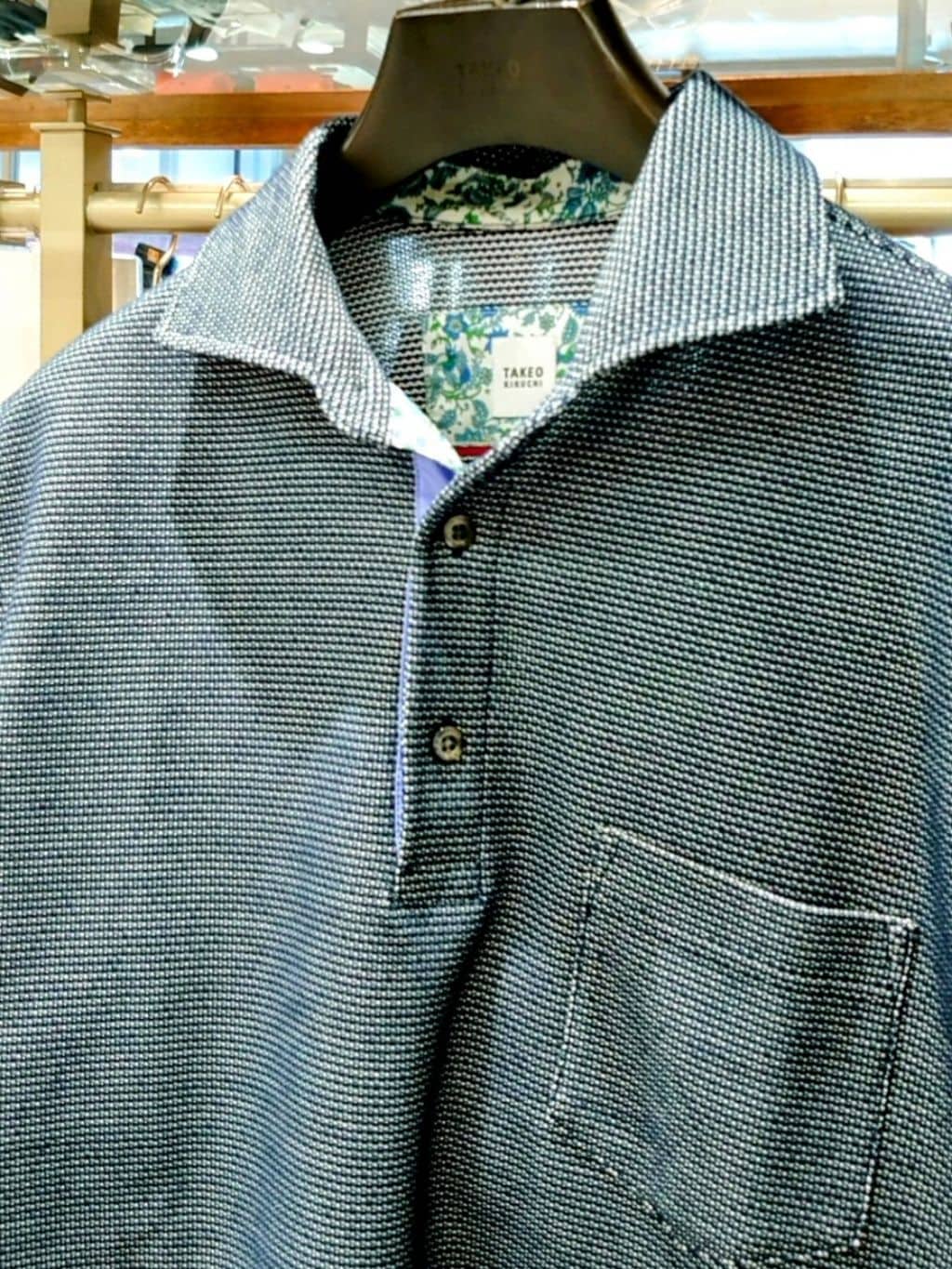 かしげるさんの「TAKEO KIKUCHI｜【抗菌防臭／9色5サイズ展開】ハニカムメランジ ポロシャツ」を使ったコーディネート