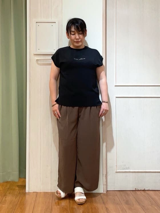 ke-yさんの「SHOO･LA･RUE｜◆【洗える/S-LL/ひんやり】ふんわり軽やかに 前あきロングシャツ」を使ったコーディネート