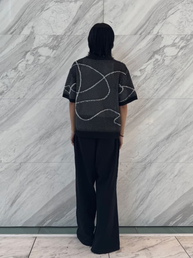 simさんの「tk.TAKEO KIKUCHI｜◆ラインアートニットポロ」を使ったコーディネート