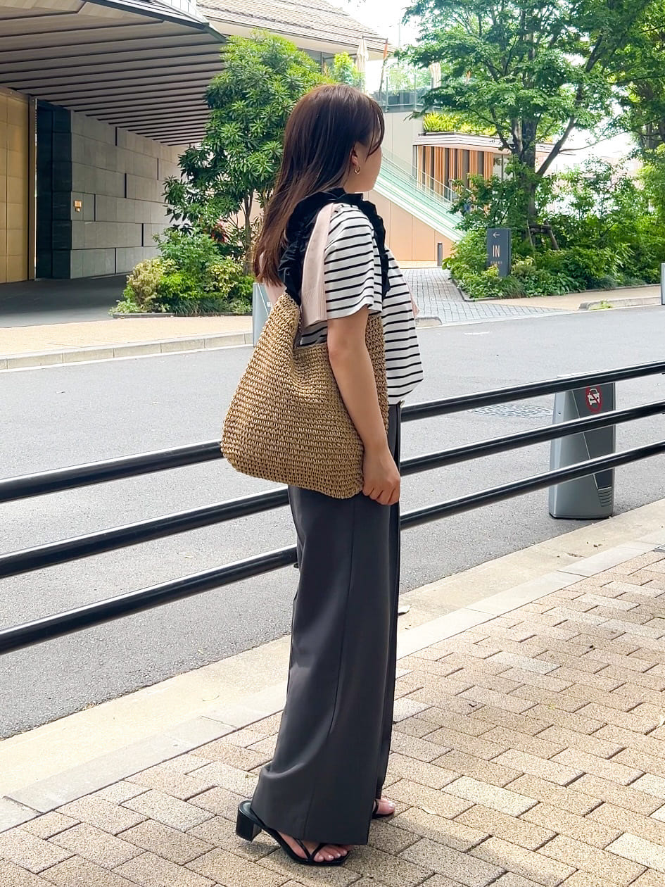 ちびゆきさんの「grove｜【雑誌掲載】洗えるシアーカーディガン」を使ったコーディネート