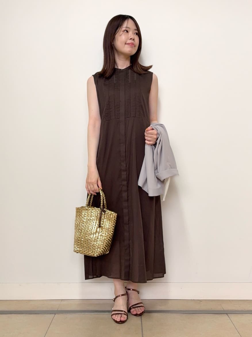asamiさんの「UNTITLED｜メタリックメッシュトート」を使ったコーディネート
