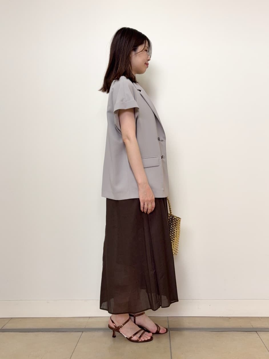 asamiさんの「UNTITLED｜メタリックメッシュトート」を使ったコーディネート