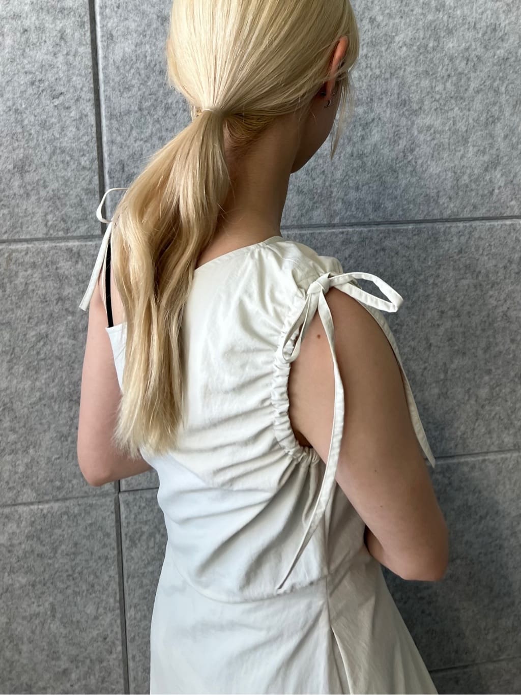 honoka Aさんの「CODE A｜asymmetry ribbon one－piece」を使ったコーディネート