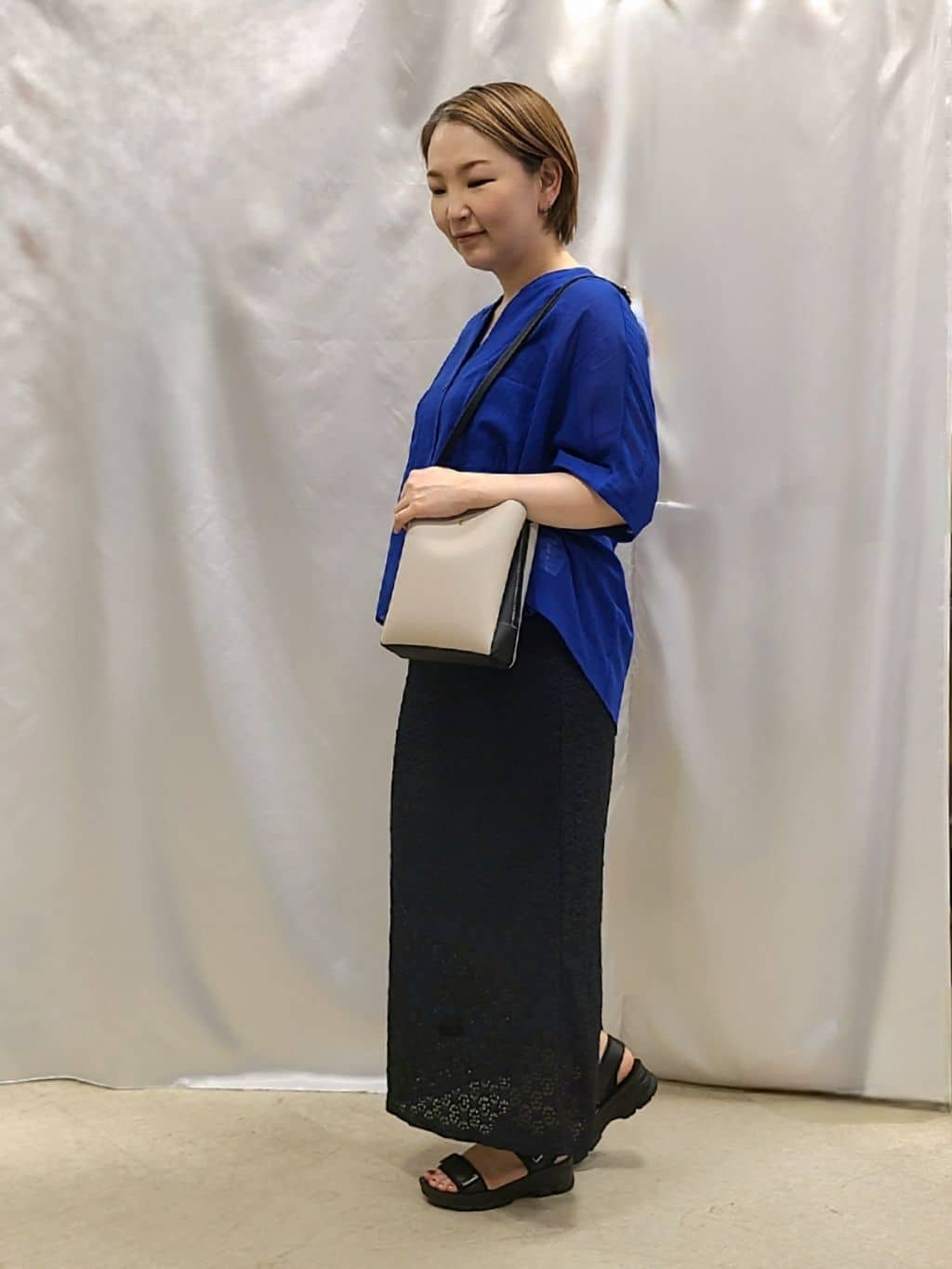 Chiiさんの「SHOO･LA･RUE｜◆【高レビュー】スポーティで上品 大人のためのテープスポサン」を使ったコーディネート