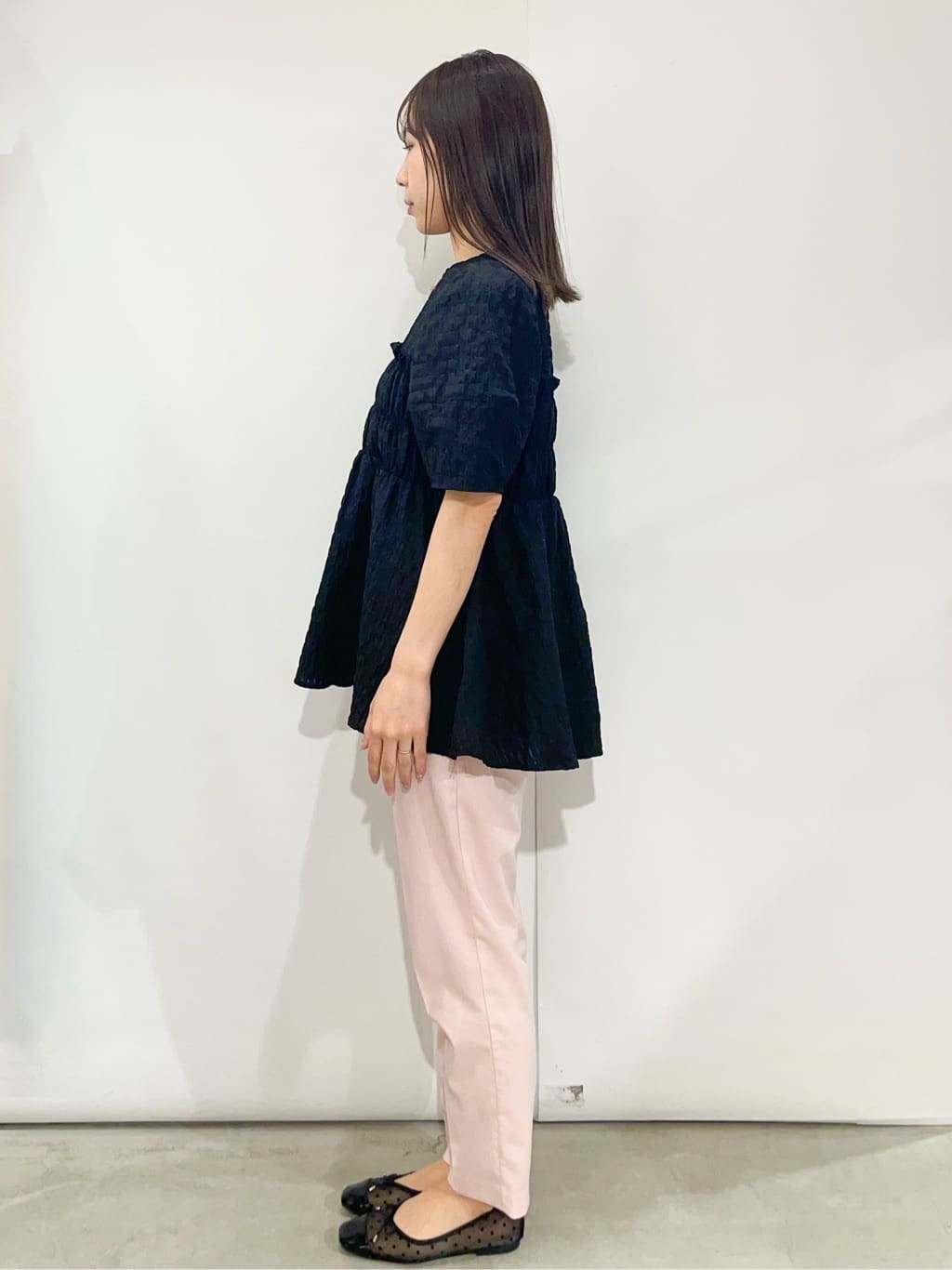 sayaさんの「OPAQUE.CLIP｜【定番/6color】名品フラットバレエシューズ」を使ったコーディネート