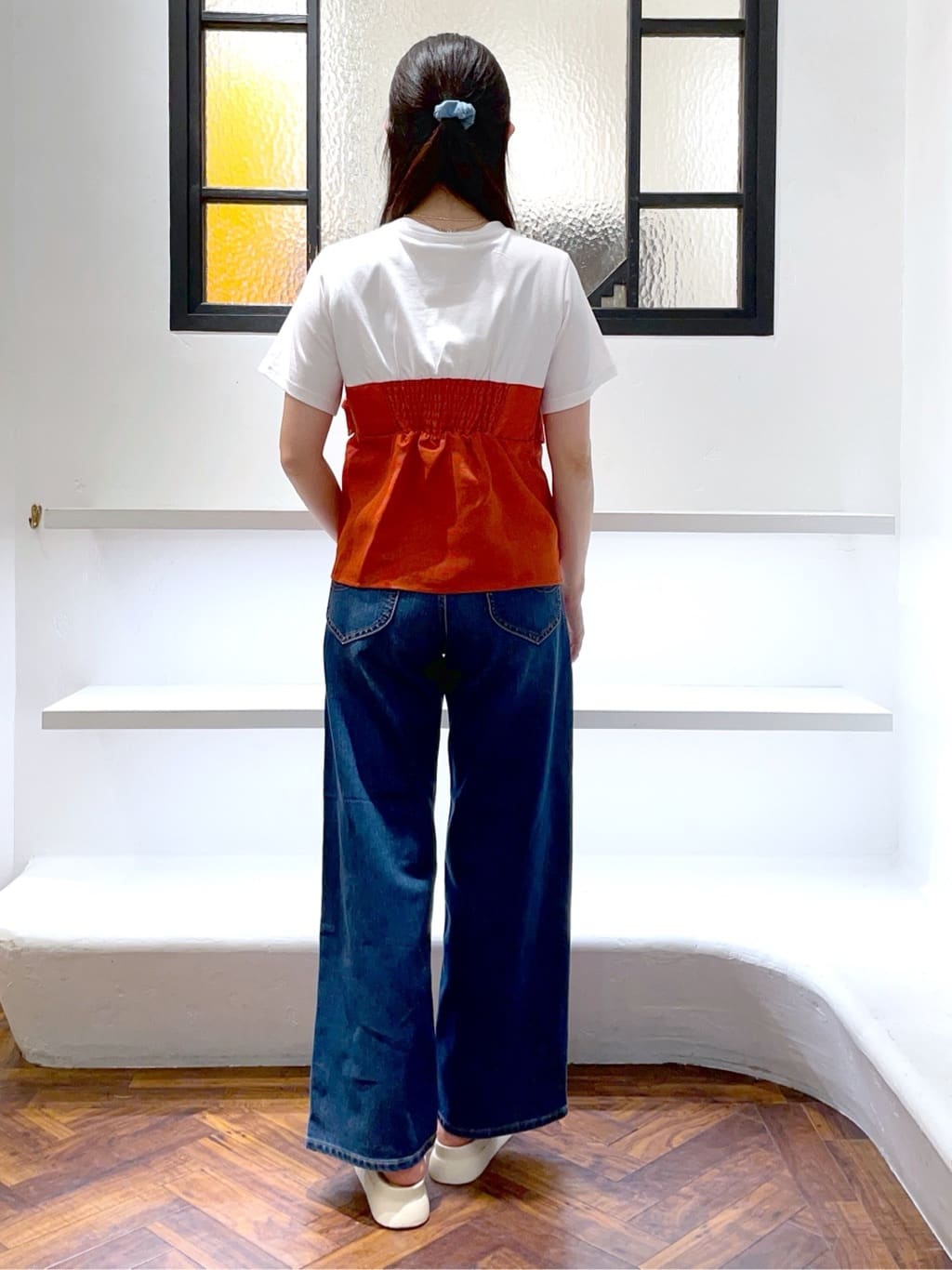 あんりさんの「grove｜【Lee&times;grove別注】WIDE DENIM PANTS」を使ったコーディネート