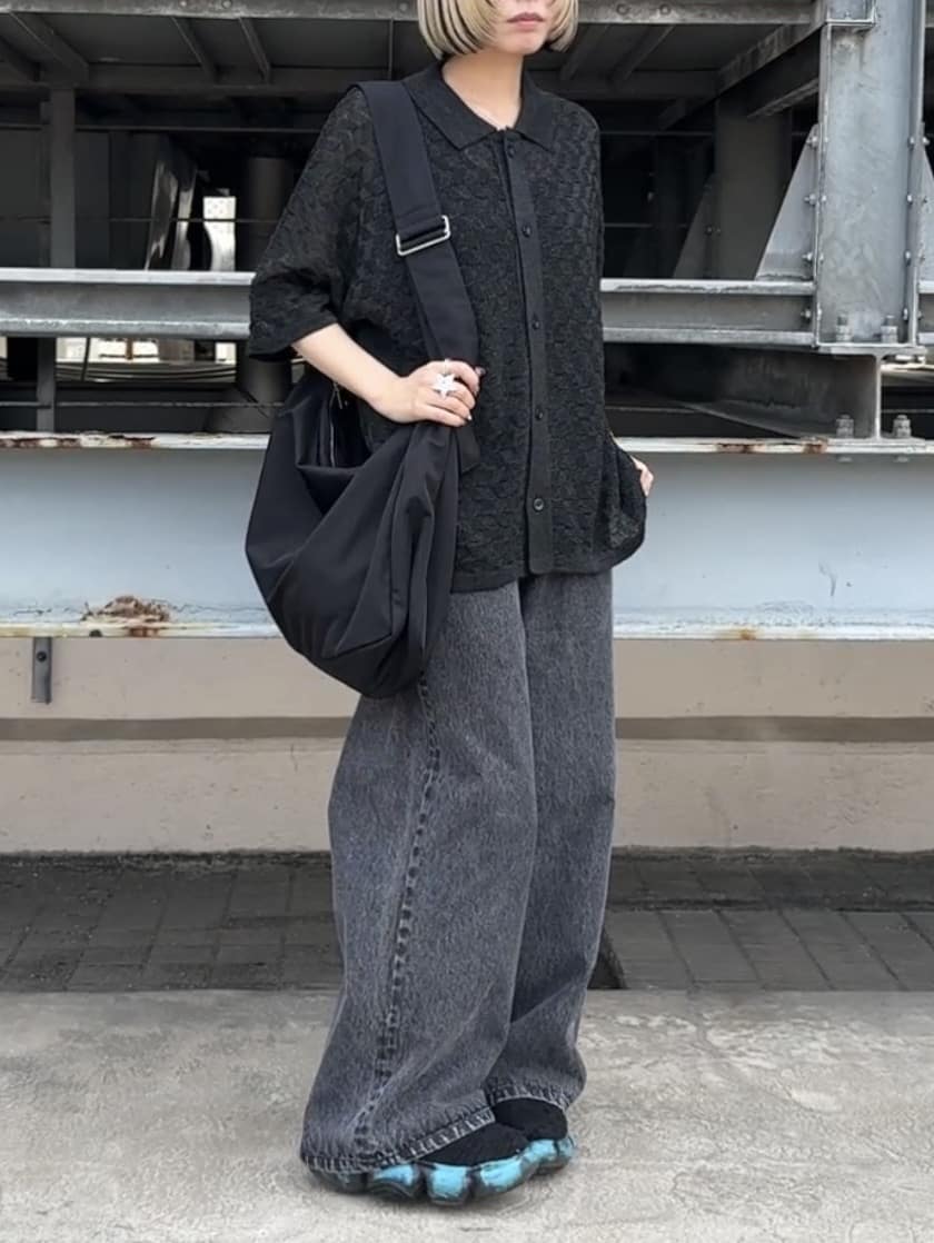 川本葵さんの「tk.TAKEO KIKUCHI｜」を使ったコーディネート