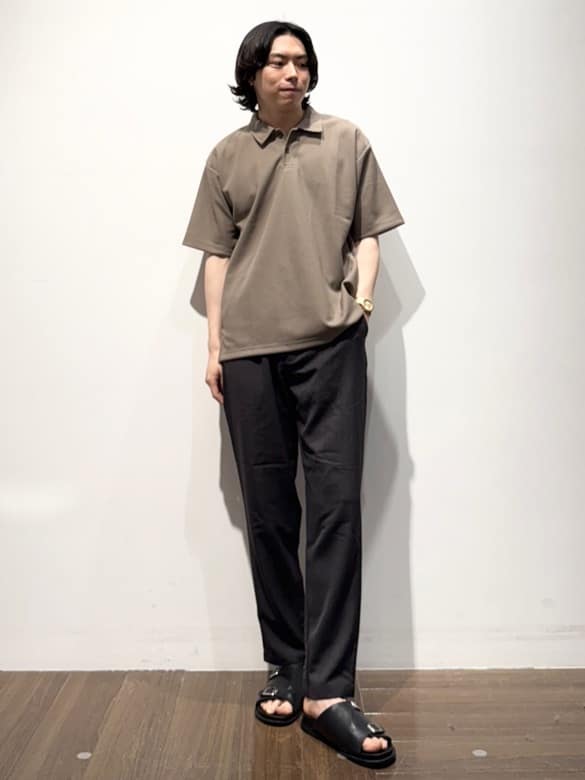 Tightさんの「THE SHOP TK｜ドライタッチカノコポロシャツ 洗濯機OK」を使ったコーディネート