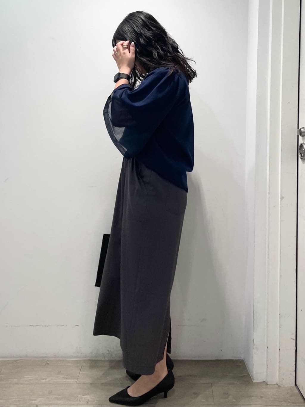 sumicaさんの「OPAQUE.CLIP｜イージーナロースカート／セットアップ対応【UVケア／接触冷感／洗濯機洗い可】」を使ったコーディネート