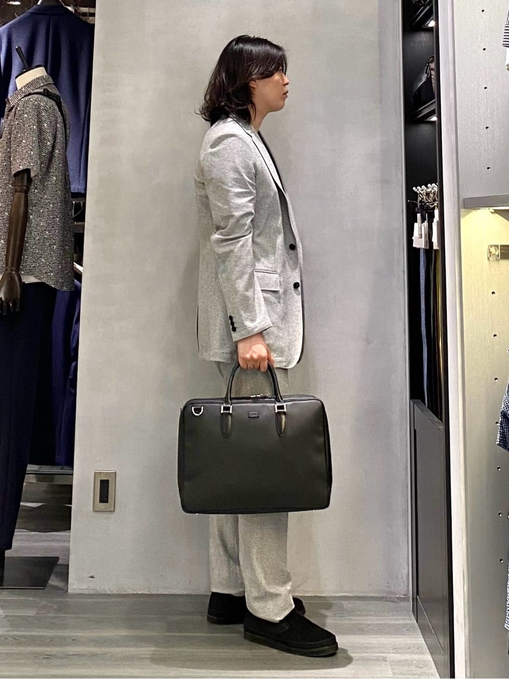 nishiさんの「TAKEO KIKUCHI｜コーデュラ（R） コーティング ブリーフケース」を使ったコーディネート