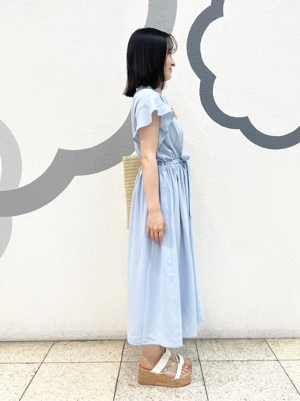 𝒜さんの「◆【M・L展開】厚底サンダル」を使ったコーディネート
