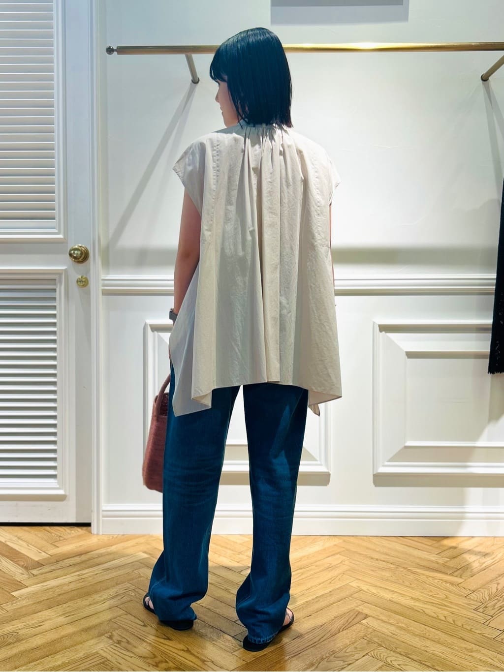 cocoさんの「DRESSTERIOR｜【ウォッシャブル】テーパードコンフォートデニム」を使ったコーディネート