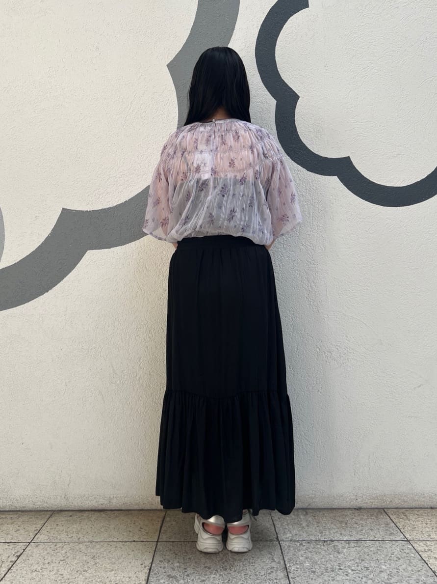 ℝ𝕚𝕥𝕥𝕒𝕟さんの「◆【手洗い可】花柄楊柳ブラウス」を使ったコーディネート