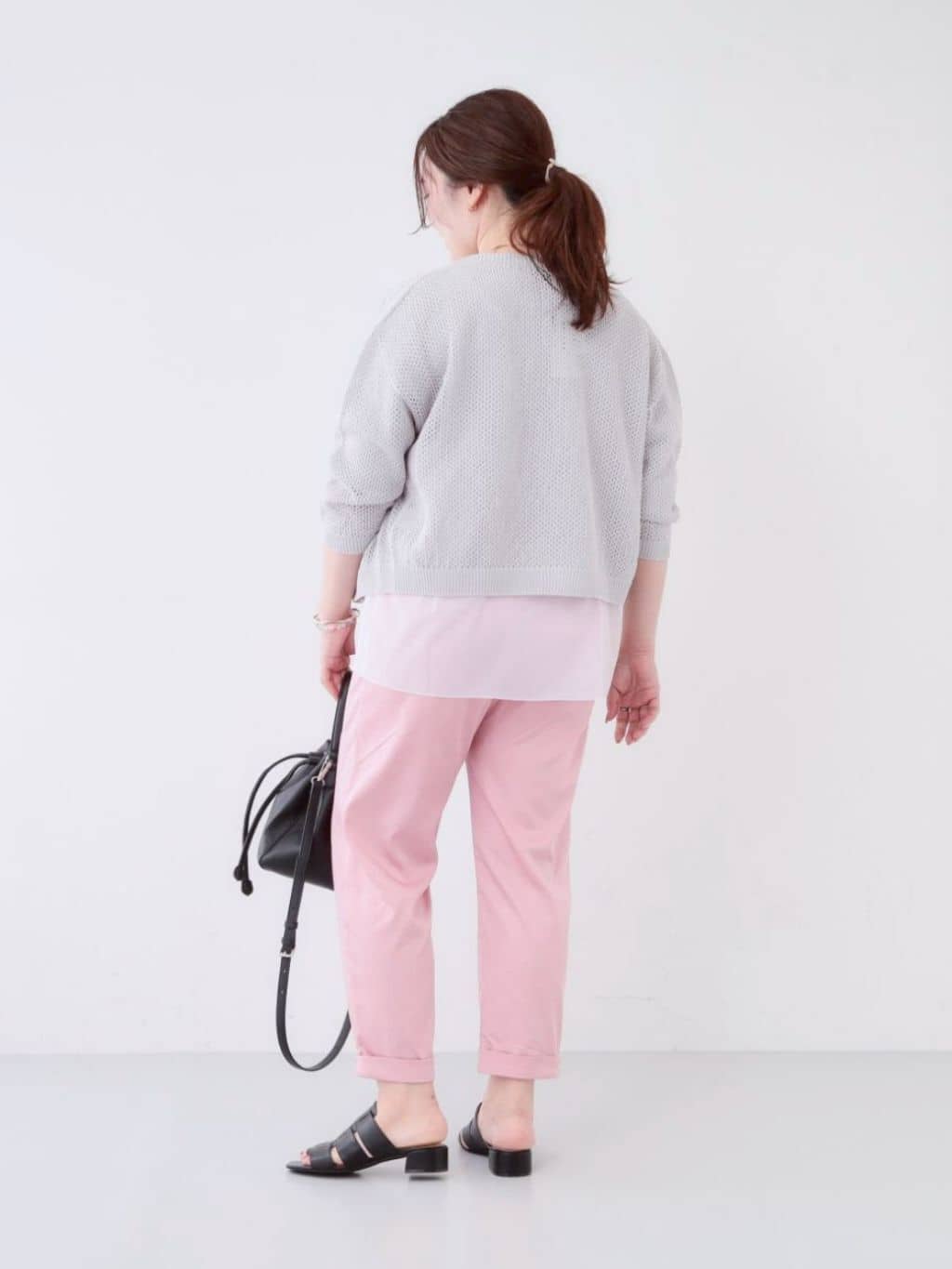 kaoさんの「INDIVI｜【洗える】裾シアー半袖トップス」を使ったコーディネート