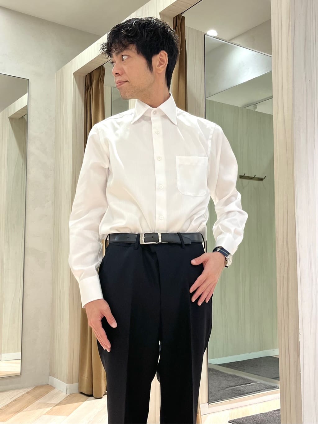 URAさんの「TAKEO KIKUCHI｜【Made in JAPAN】矢絣（やがすり）シルクネクタイ」を使ったコーディネート