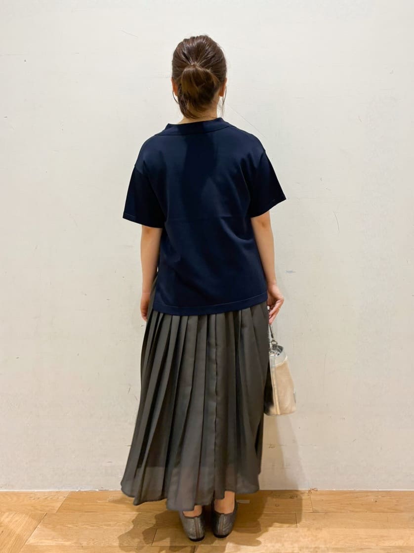 kurumiさんの「OPAQUE.CLIP｜◆スキッパーニット【UV／接触冷感／抗ピル／洗濯機洗い可】」を使ったコーディネート