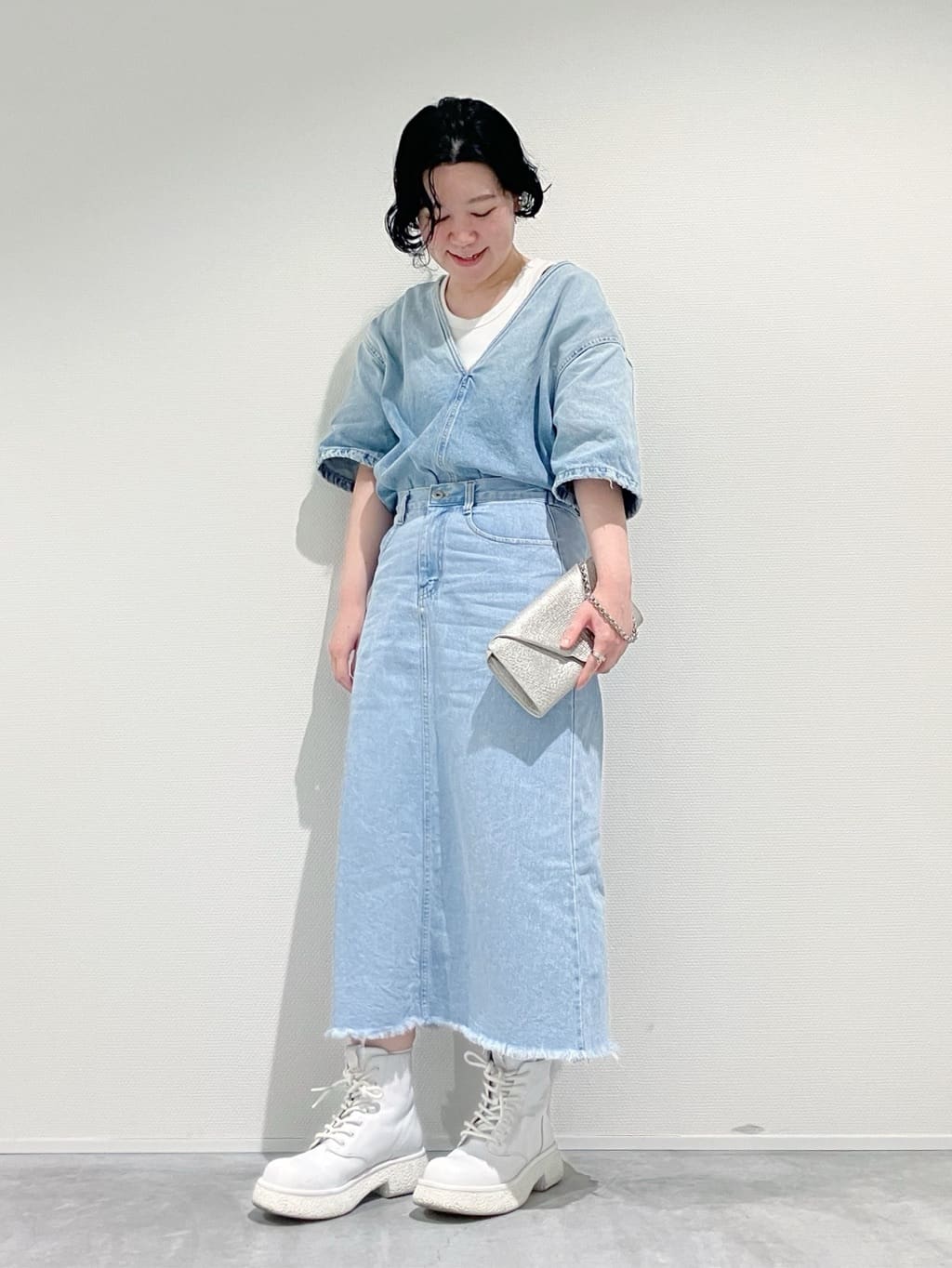 Cさんの「HIROKO HAYASHI｜DAMASCO（ダマスコ）チェーン付長財布」を使ったコーディネート