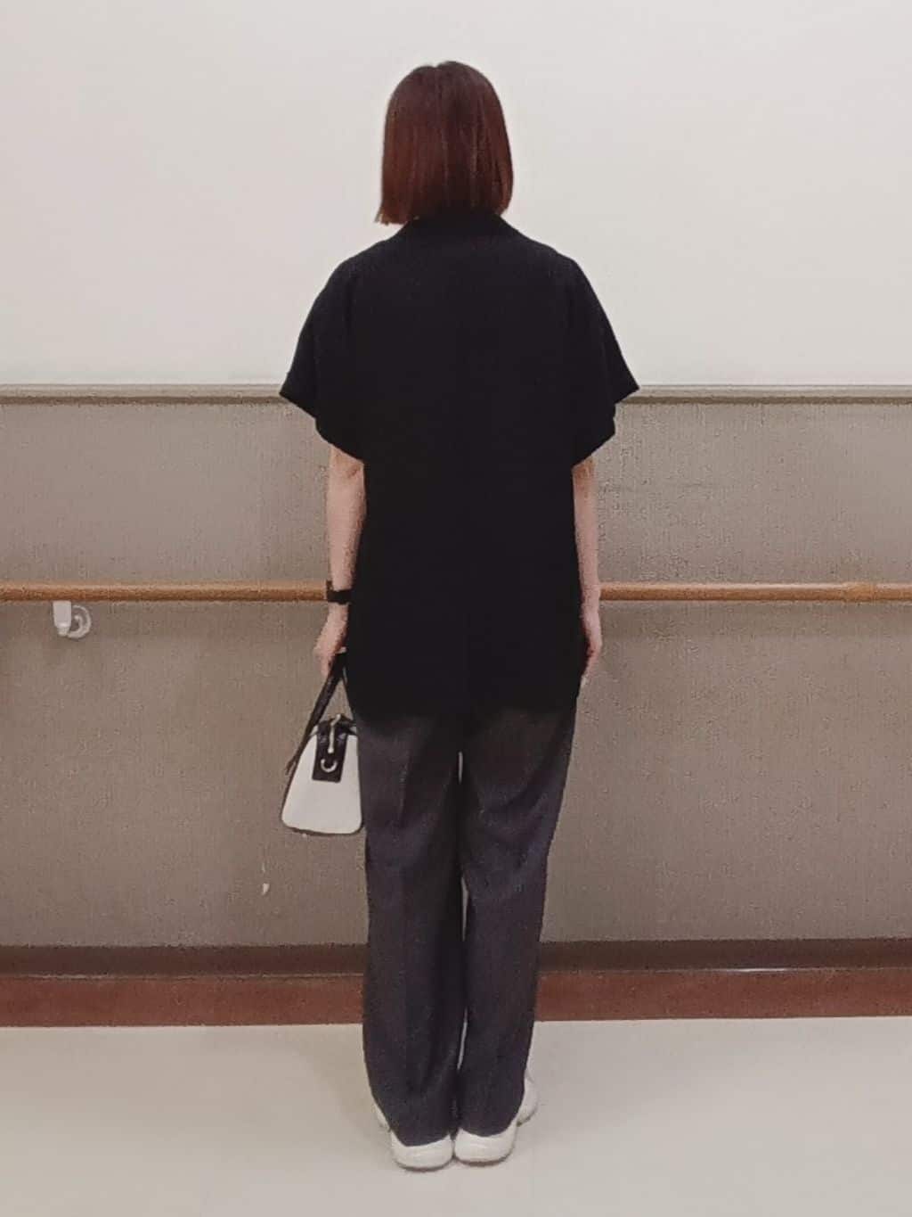 hamさんさんの「THE SHOP TK｜◆アソートプリントTシャツ【防シワ／接触冷感／UV／洗濯機OK】」を使ったコーディネート