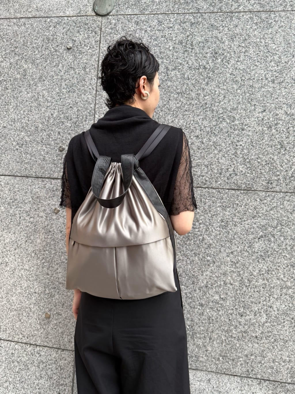Kさんの「HIROKO HAYASHI｜LUINI SATINE（ルイーニ サティーネ）2wayナップサック」を使ったコーディネート