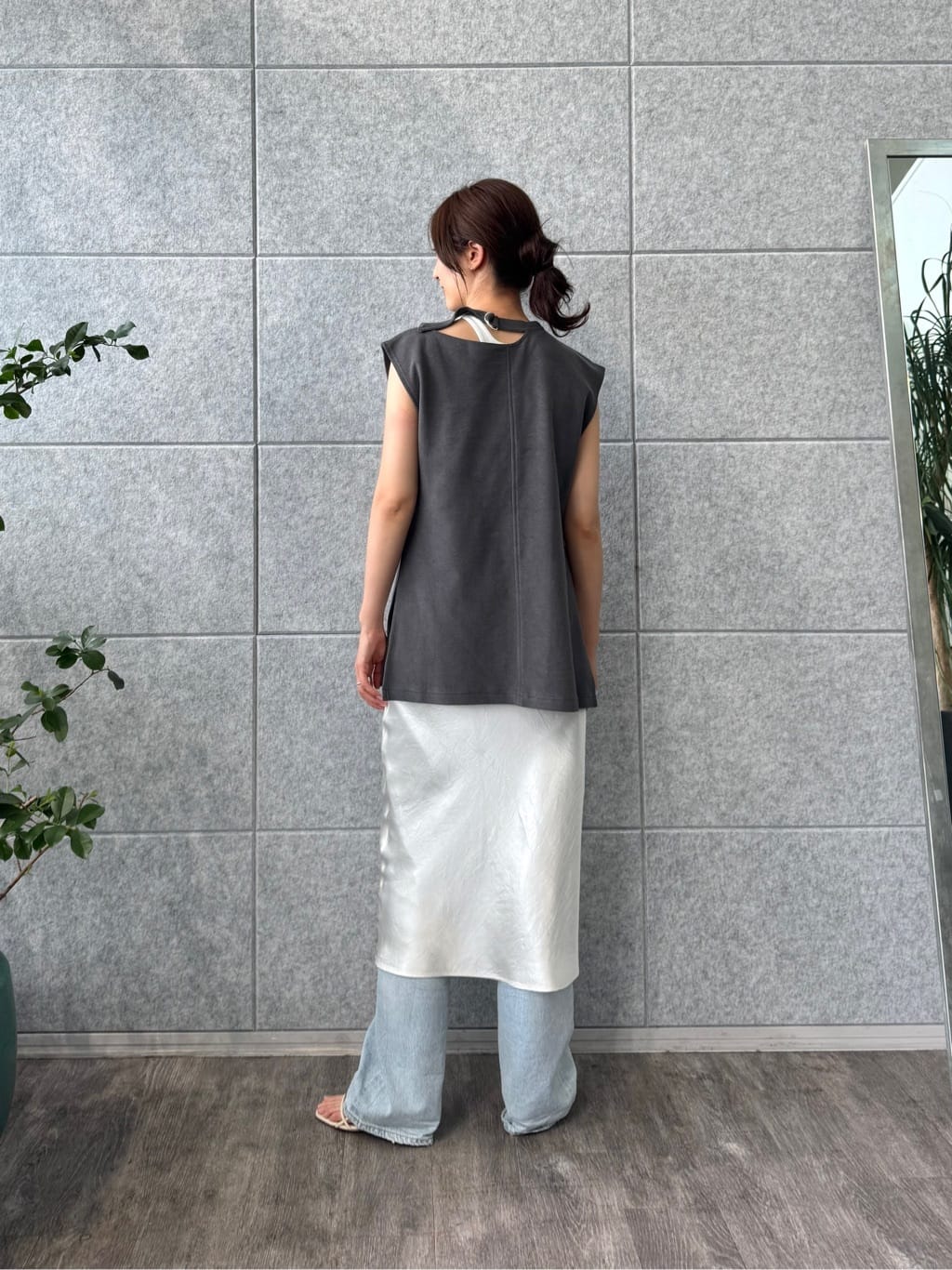 uchi__yamaさんの「CODE A｜【Cup-in】design cut tank」を使ったコーディネート