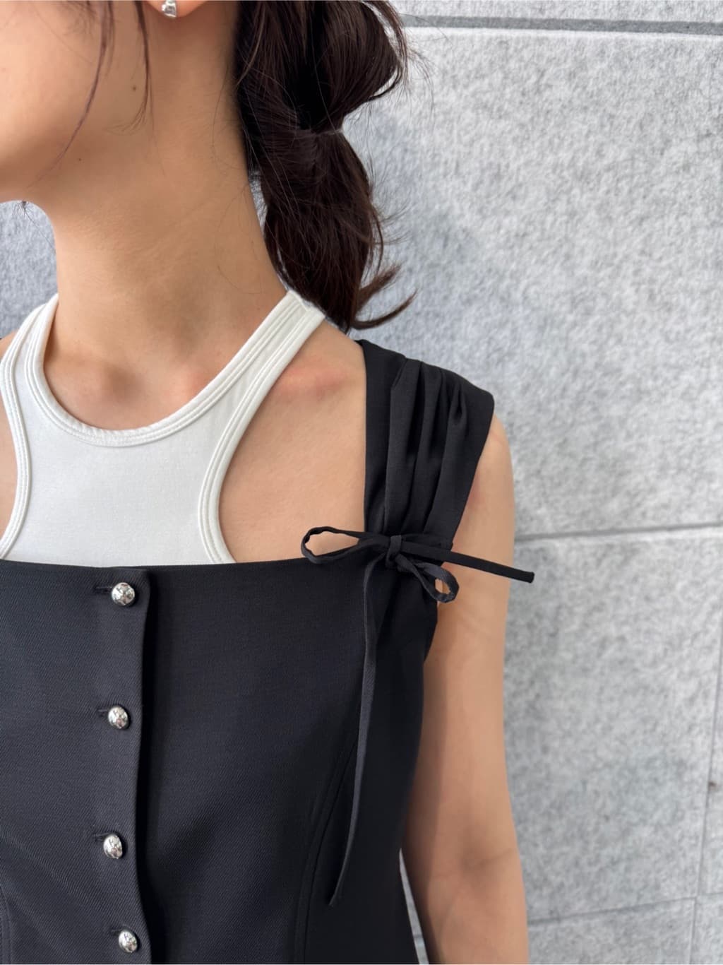 uchi__yamaさんの「CODE A｜【Cup-in】design cut tank」を使ったコーディネート