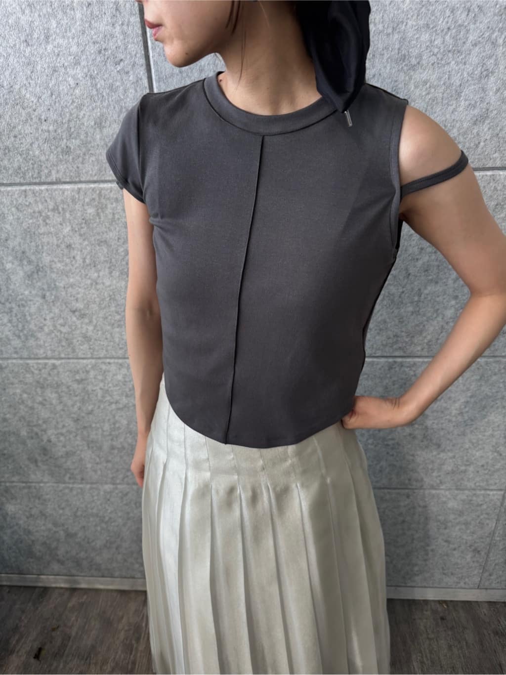 designer yukaさんの「CODE A｜compact edge tee」を使ったコーディネート