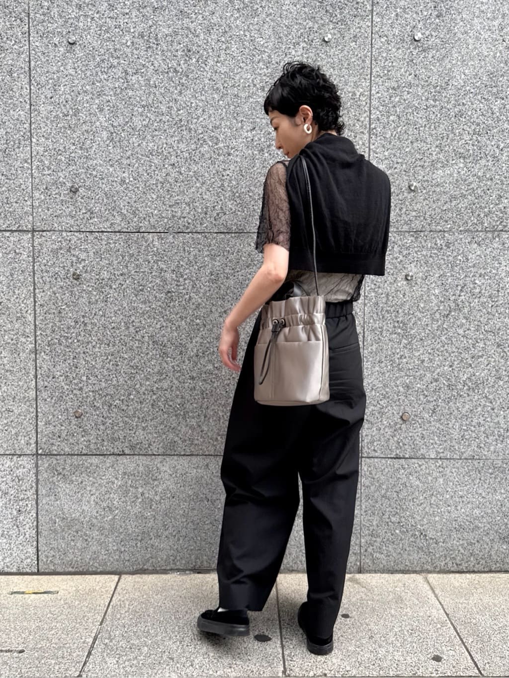 Kさんの「HIROKO HAYASHI｜LUINI SATINE（ルイーニ サティーネ）ショルダーバッグ」を使ったコーディネート