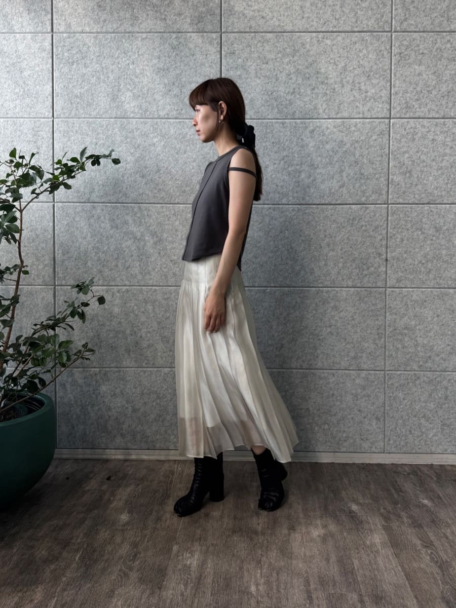 designer yukaさんの「CODE A｜compact edge tee」を使ったコーディネート