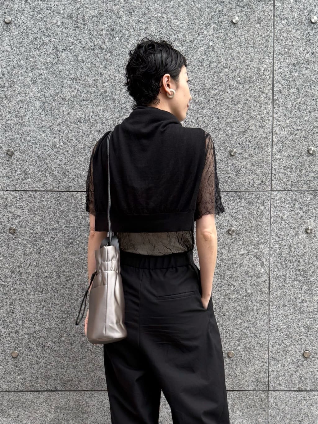 Kさんの「HIROKO HAYASHI｜LUINI SATINE（ルイーニ サティーネ）ショルダーバッグ」を使ったコーディネート