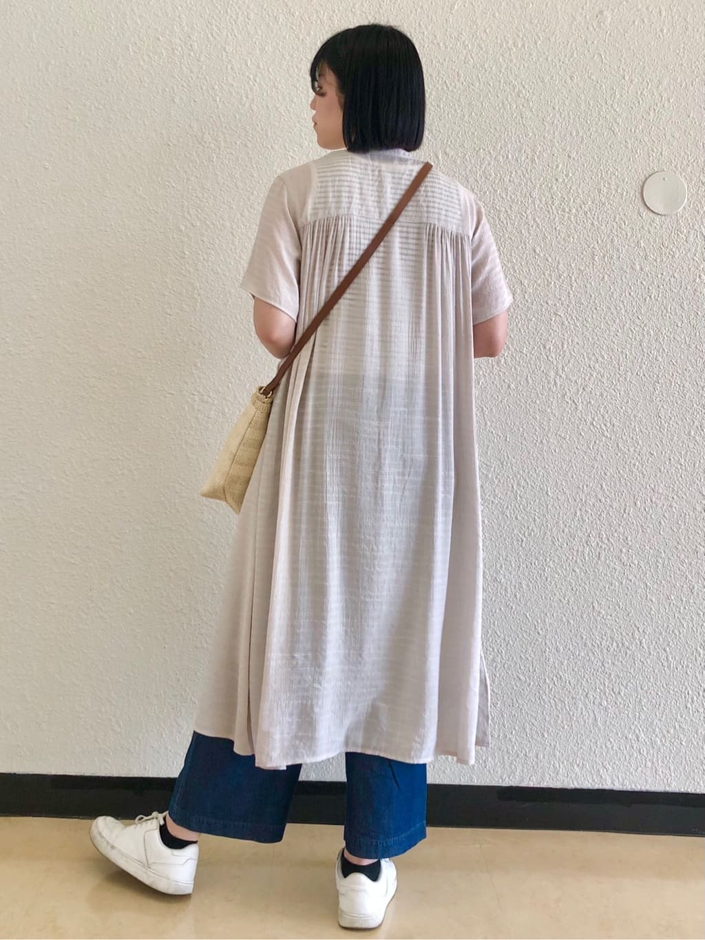 Tsuruさんの「SHOO･LA･RUE｜◆【洗える/S-LL】色違いで揃えたい テレコリブタンクトップ」を使ったコーディネート